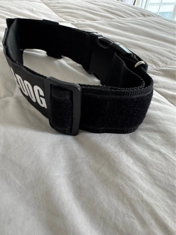 Brand New “ Service Dog” Large Dog Collar adjustable - photo 2