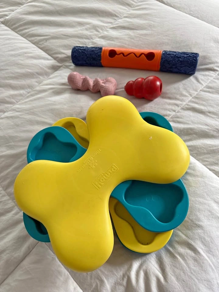 Dog Toys / Dog puzzle lot, most items brand new $20 for all