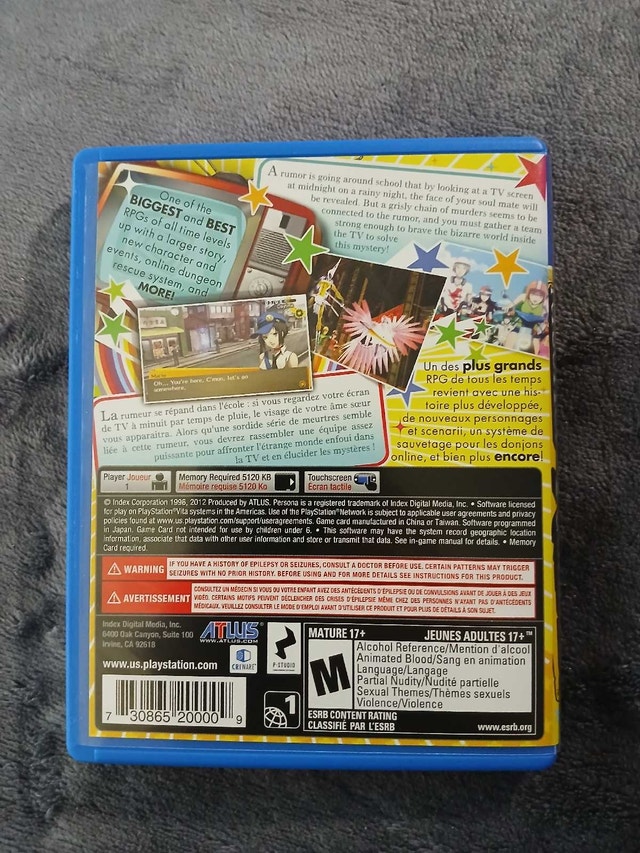 Persona 4 Golden - PS Vita - Used - photo 2