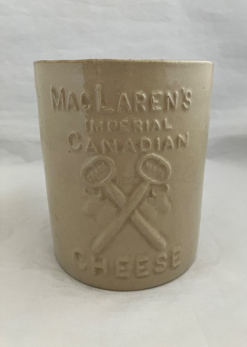MAcCLAREN'S Antique Soft Cheese Crock, Canada