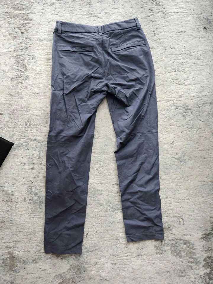 Lulu Commission Pant Linen Blue Size 28 - photo 2