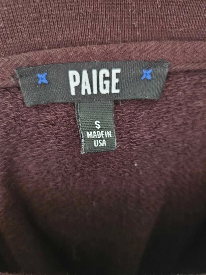 Paige Burgundy Sweater Men's Small - photo 3