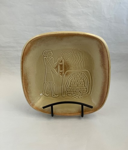 LUKE LINDOE Designed Dish for Medicine Hat Brick & Tile Co.