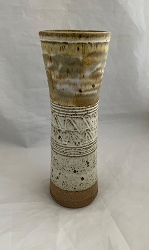 KEN CUMBERLAND Stoneware Vase, Signed and dated 1971, Canada