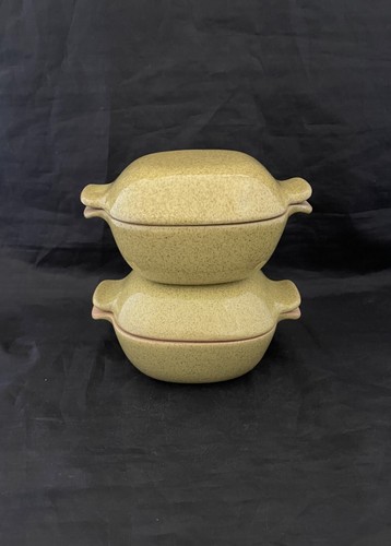 GLIDDEN ART POTTERY Individual Lidded Casserole Bowl Set, #167