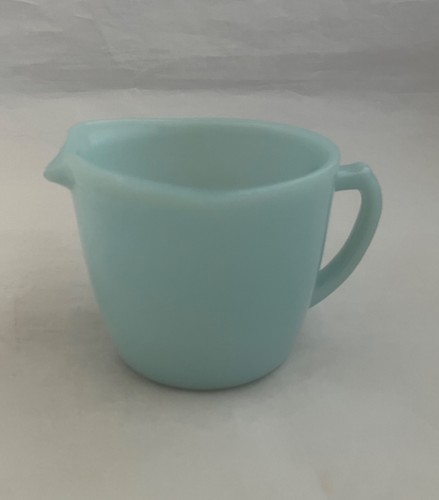 FIRE-KING Mid-Century Azurite Glass Creamer