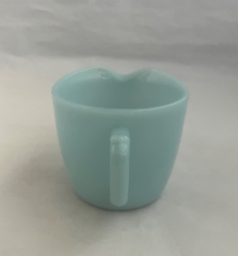 FIRE-KING Mid-Century Azurite Glass Creamer - photo 2