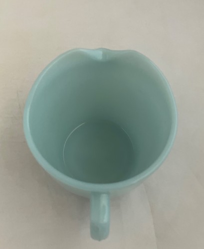FIRE-KING Mid-Century Azurite Glass Creamer - photo 5