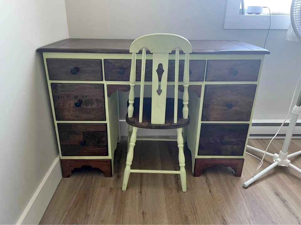 Refinished Desk + Chair