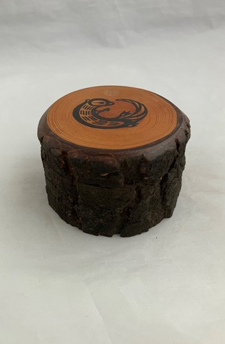 BILL HELIN Signed Cedar Tsimshian "Otter" Box, British Columbia - photo 3