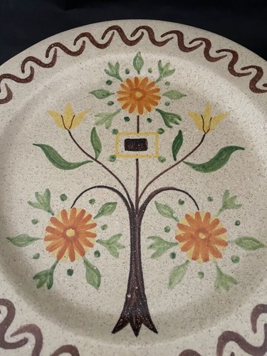 BALDELLI Abstract Flowering Tree Plate, Italy - photo 2