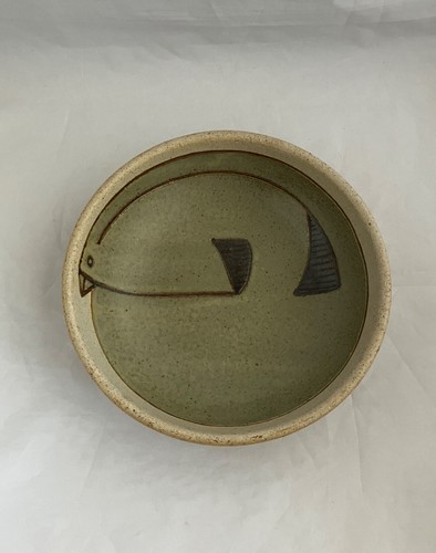MILES ROBERTS Incised Bird Bowl by Arizona Clay Works