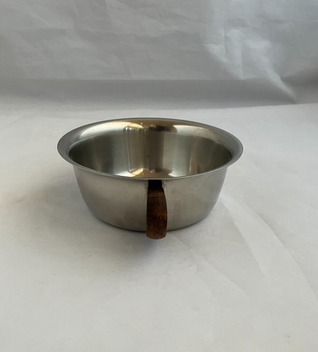 DANISH MODERN Stainless Steel & Teak Accent Creamer Set - photo 4