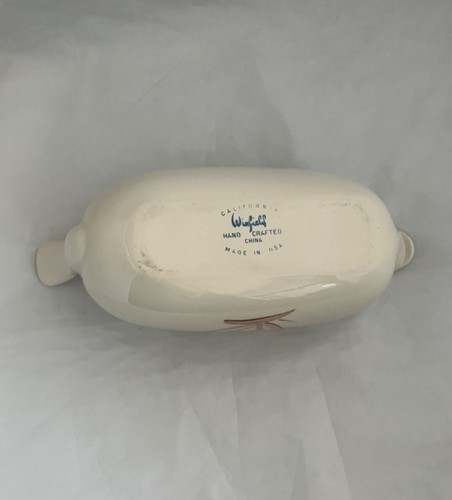 WINFIELD CHINA Mid-Century "Dragon Flower" Gravy Boat, Californi - photo 5