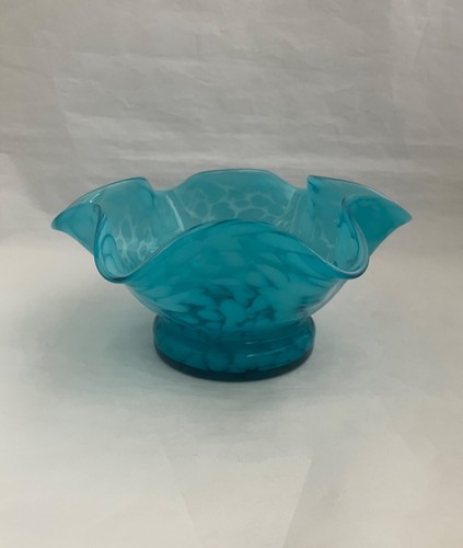 ALTA GLASS Handcrafted Ruffle Edge Bowl, Alberta