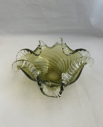 CHALET ARTISTIC GLASS Signed "Heritage Collection" Bowl, Canada