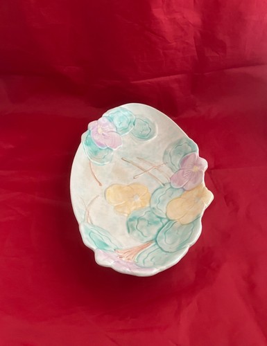 AVON WARE Art Deco Pansy Dish, England - photo 2