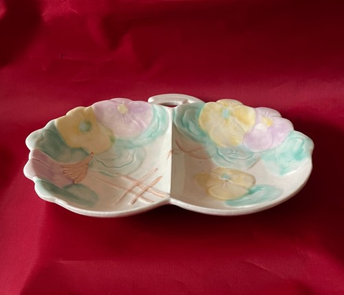 AVON WARE Art Deco Divided Pansy Dish, England - photo 3