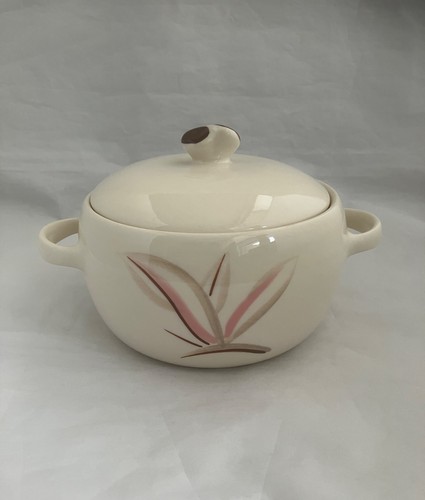 WINFIELD CHINA Mid-Century "Dragon Flower" Casserole Bowl