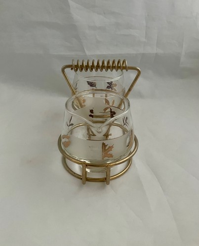 LIBBY GLASS Mid-Century Sugar & Cream Caddy Set - photo 2