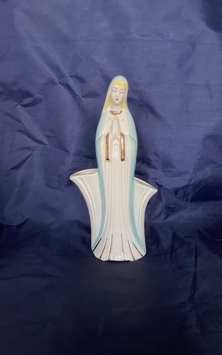 PRAYING MADONNA 1950’s 11" Planter