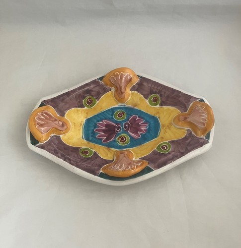 MATTHIAS OSTERMANN Signed Shallow Chanterelle Mushroom Dish