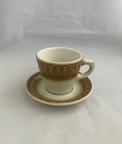 SYRACUSE CHINA Econo Line Cinnamon Vitrified Coffee Cup Set