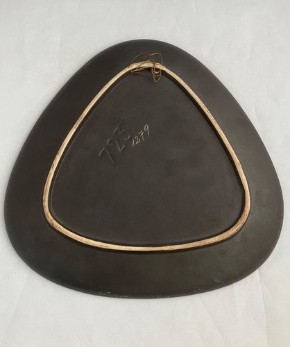 RUSCHA KERAMIK Mid-Century Tall Ship Wall Plate, West Germany - photo 3