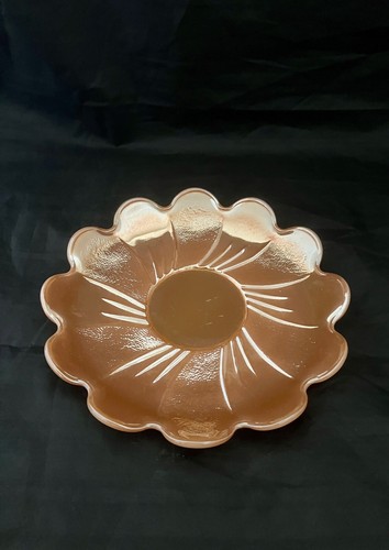 FIRE KING Peach Lustreware Lotus Bowl Set - photo 5