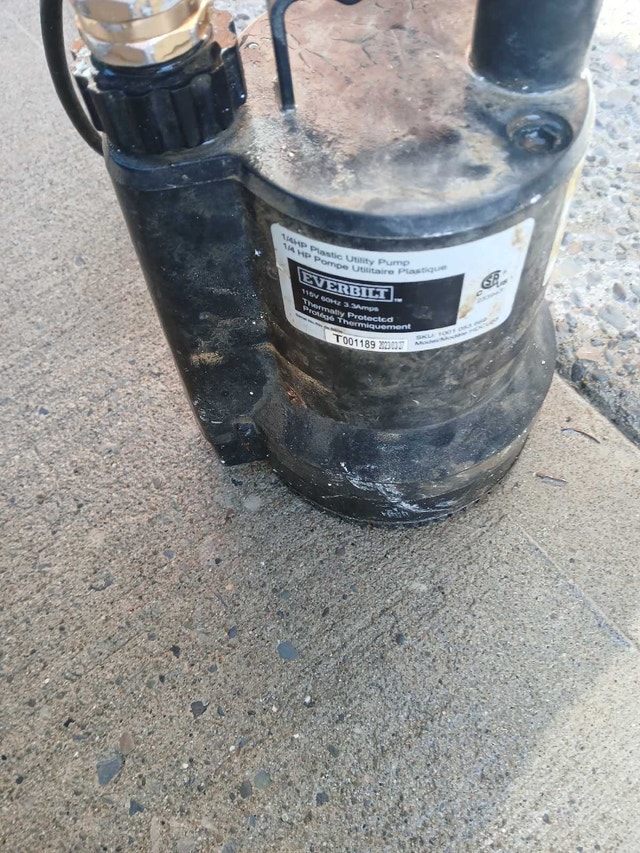 Everbilt 1/4 HP Submersible Utility Pump - photo 2