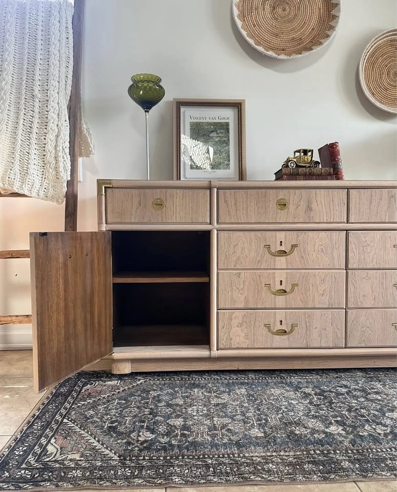 Vintage Drexel Accolade Campaign Dresser / Credenza - photo 2