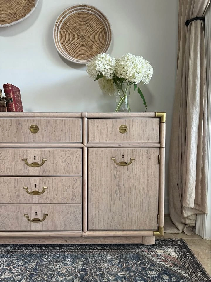 Vintage Drexel Accolade Campaign Dresser / Credenza - photo 3
