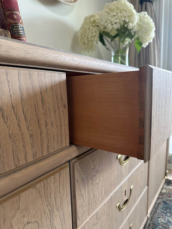 Vintage Drexel Accolade Campaign Dresser / Credenza - photo 4