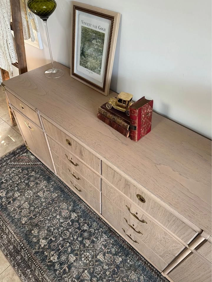 Vintage Drexel Accolade Campaign Dresser / Credenza - photo 5