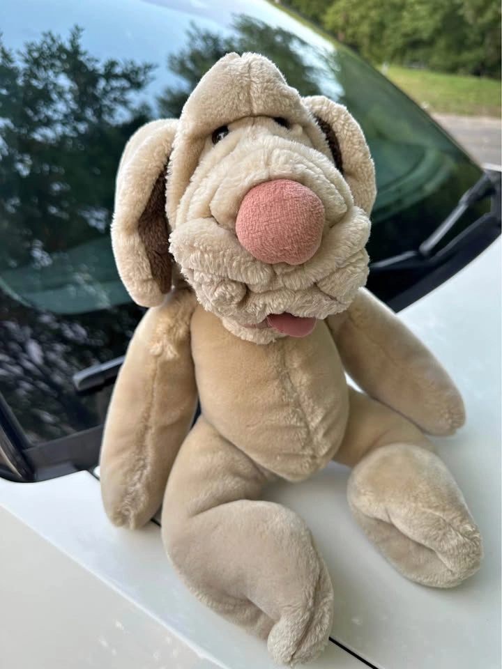 Wrinkles Dog Hand Puppet