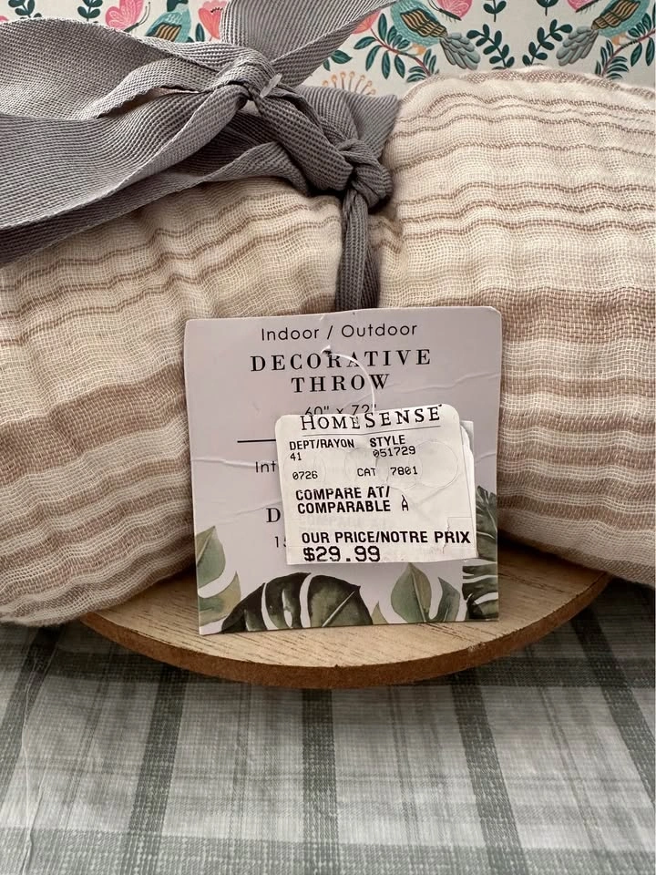 HomeSense Indoor/Outdoor Decorative Throw - photo 2