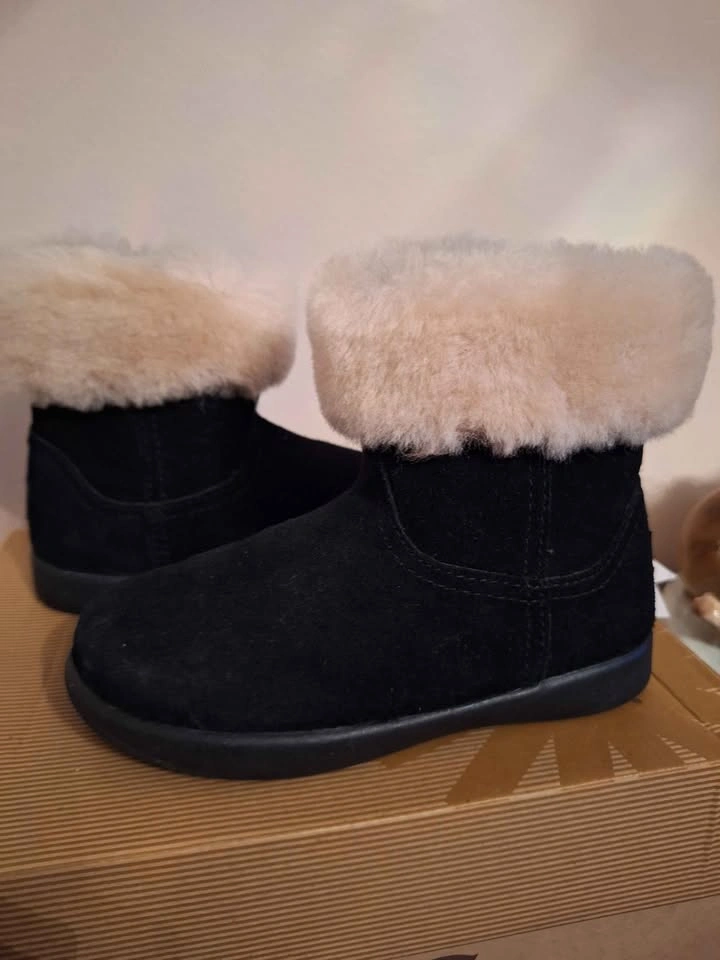 UGG Australia Suede Boots Toddler Jorie II Black Size 10 - photo 2