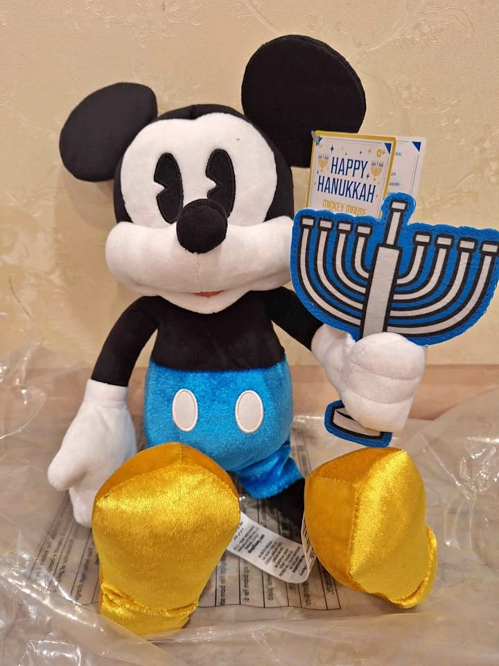 Disney Store Official Mickey Mouse Hanukkah Plush - 15-Inch