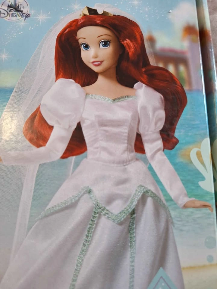 Disney Little Mermaid Bride White Ariel Classic Princess 11.5” D - photo 2
