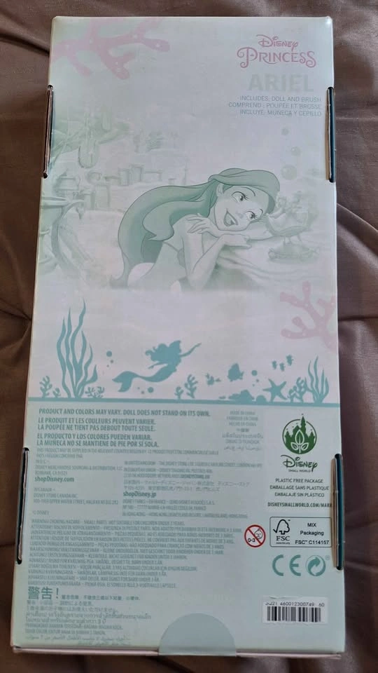Disney Little Mermaid Bride White Ariel Classic Princess 11.5” D - photo 4
