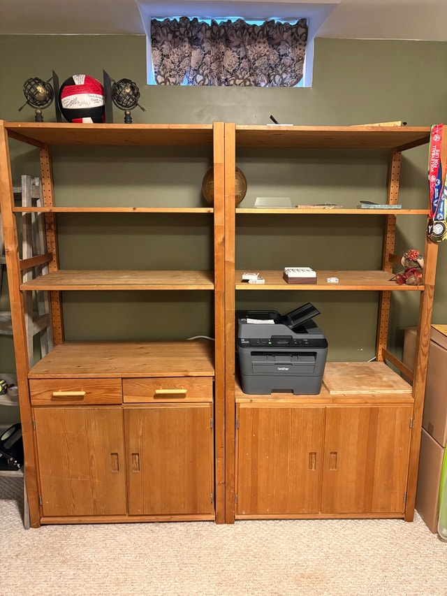 IKEA Pine Shelving Unit