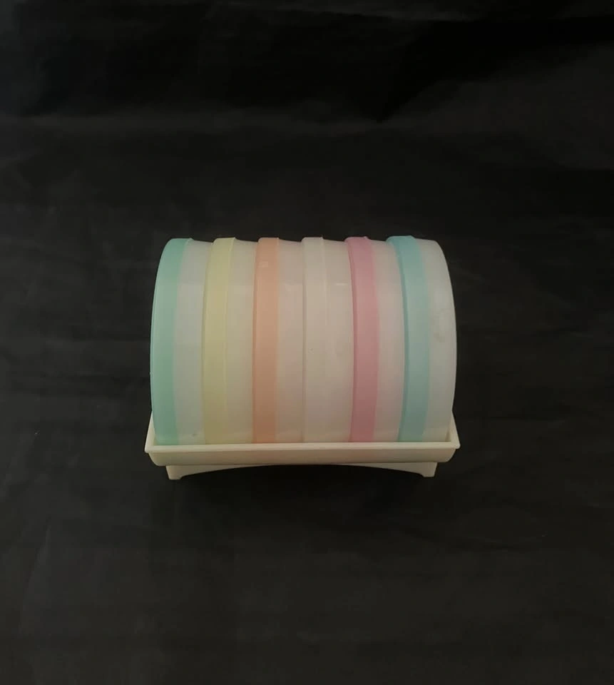 Vintage: 1960’s Tupperware Coaster Set - photo 3