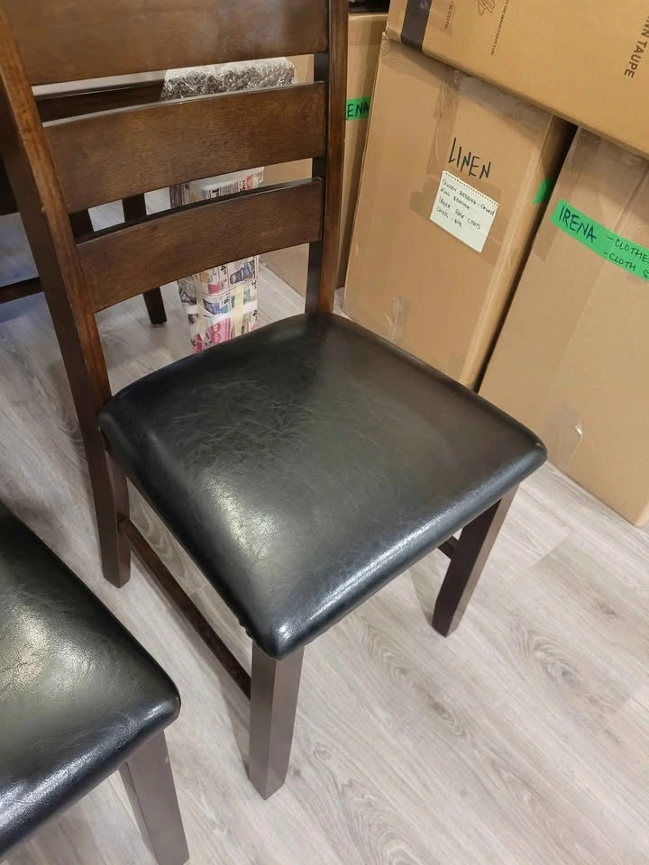 Dark Wood Dining Table and 8 Chairs - photo 3