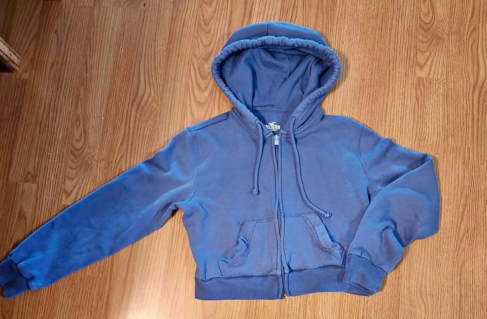Hollister cropped hoodie thumbnail