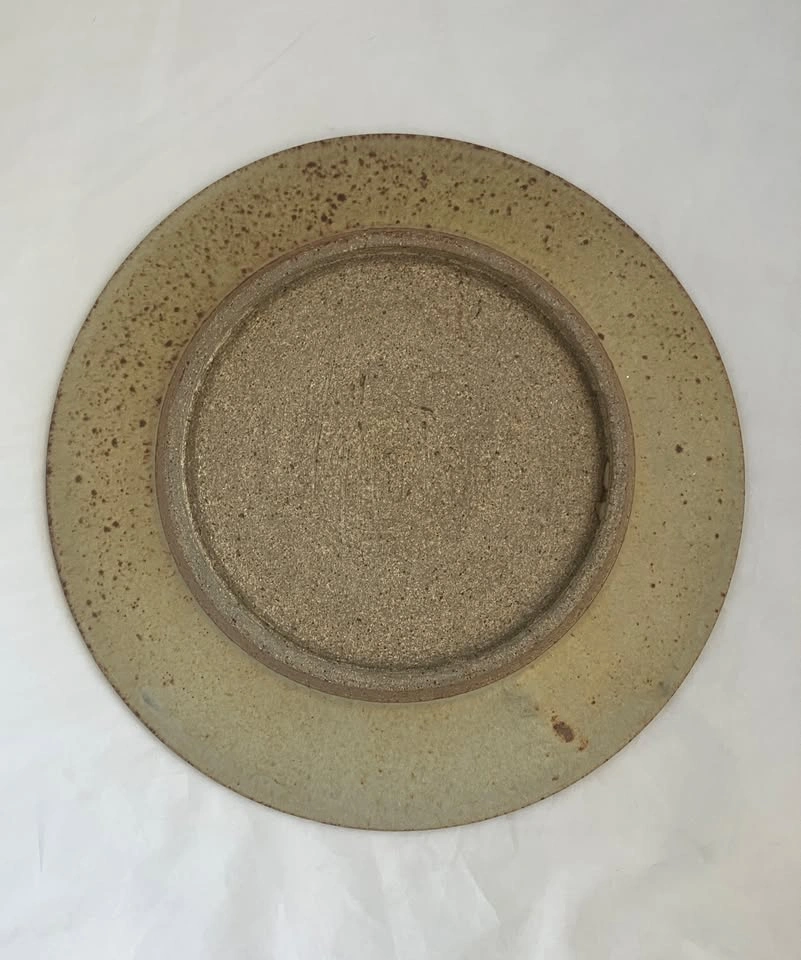 Vintage: Signed Jim Miller Stoneware Plate - photo 3