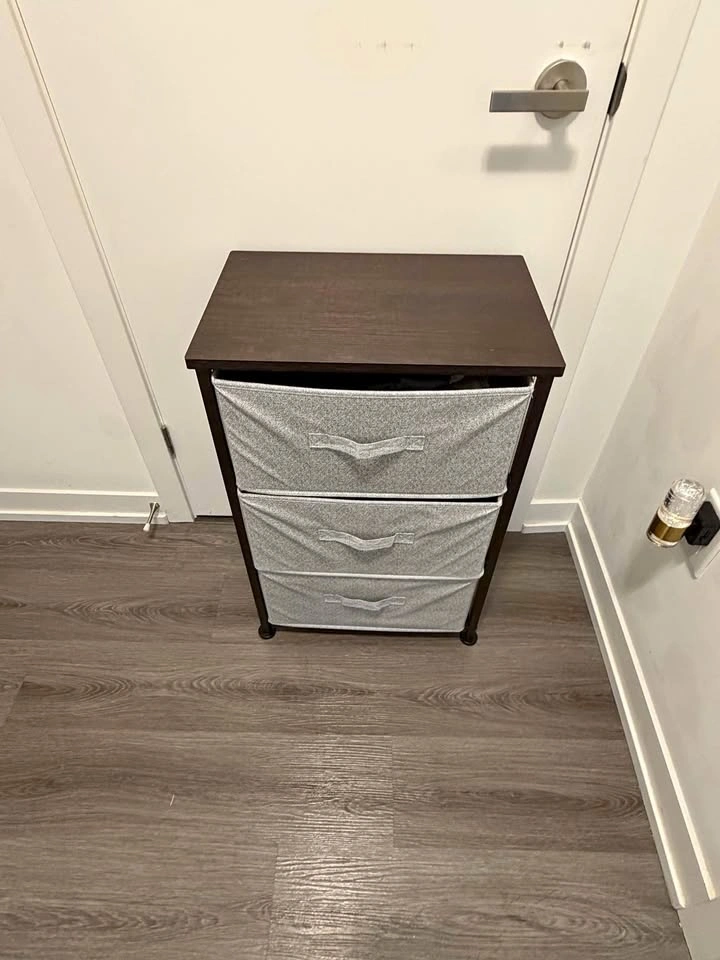 3-Drawer Fabric Storage Dresser