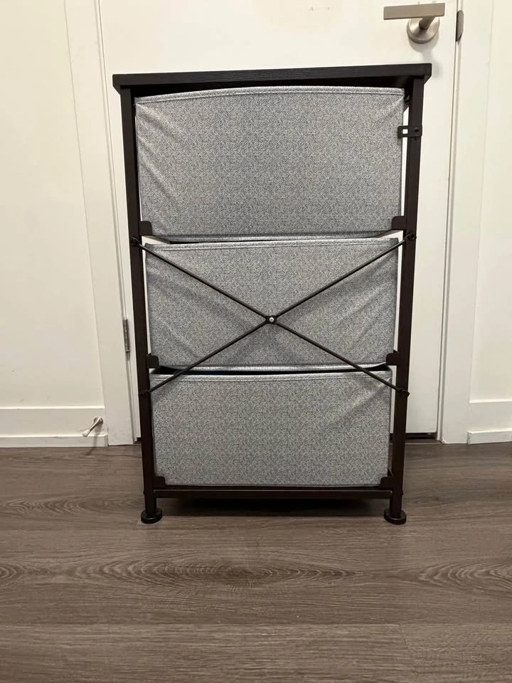 3-Drawer Fabric Storage Dresser - photo 3
