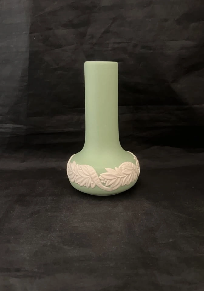 Vintage: Ecanada Art Pottery Jasperware Bud Vase, Canada - photo 2