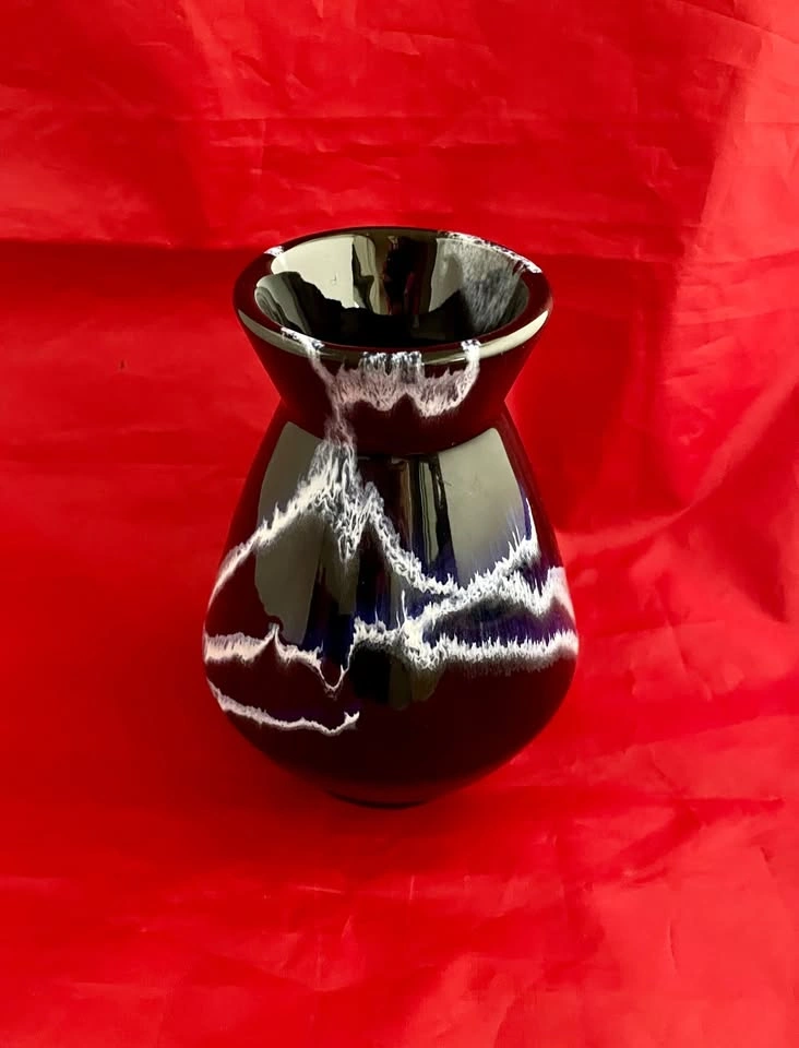 Vintage: 'Granite' Glaze Vase by Blue Mountain Pottery, Canada - photo 4