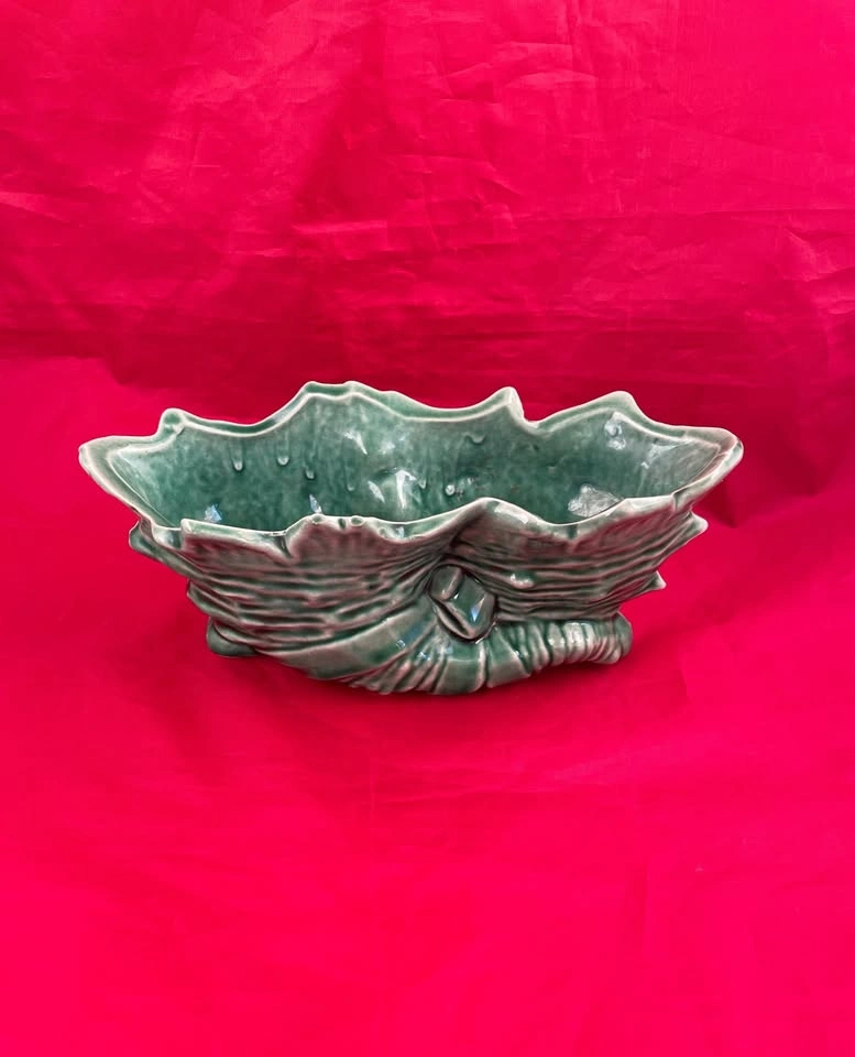 Vintage: McCoy Planter Cornucopia & Thistle Set - photo 2